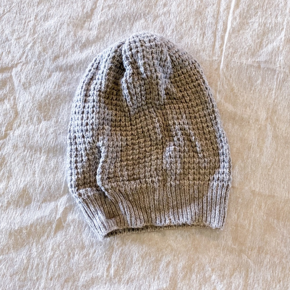 Gray Knit Beanie